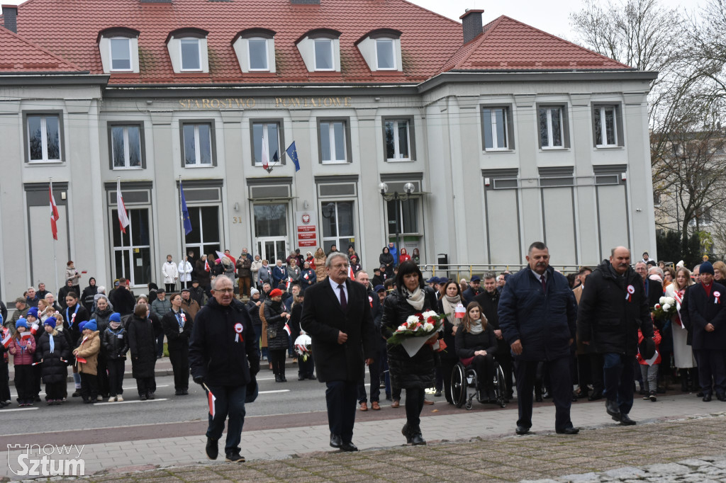Sztum uczcił 107. rocznicę odzyskania przez Polskę niepodległości