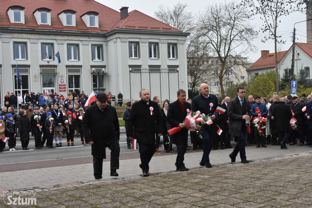 Sztum uczcił 107. rocznicę odzyskania przez Polskę niepodległości