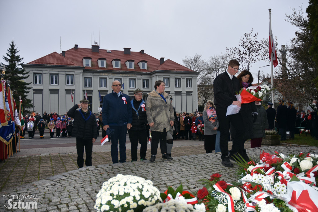 Sztum uczcił 107. rocznicę odzyskania przez Polskę niepodległości