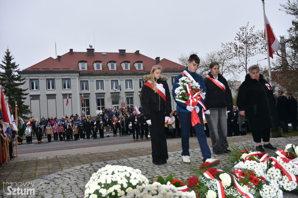 Sztum uczcił 107. rocznicę odzyskania przez Polskę niepodległości