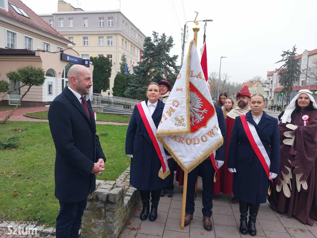 Sztum uczcił 107. rocznicę odzyskania przez Polskę niepodległości