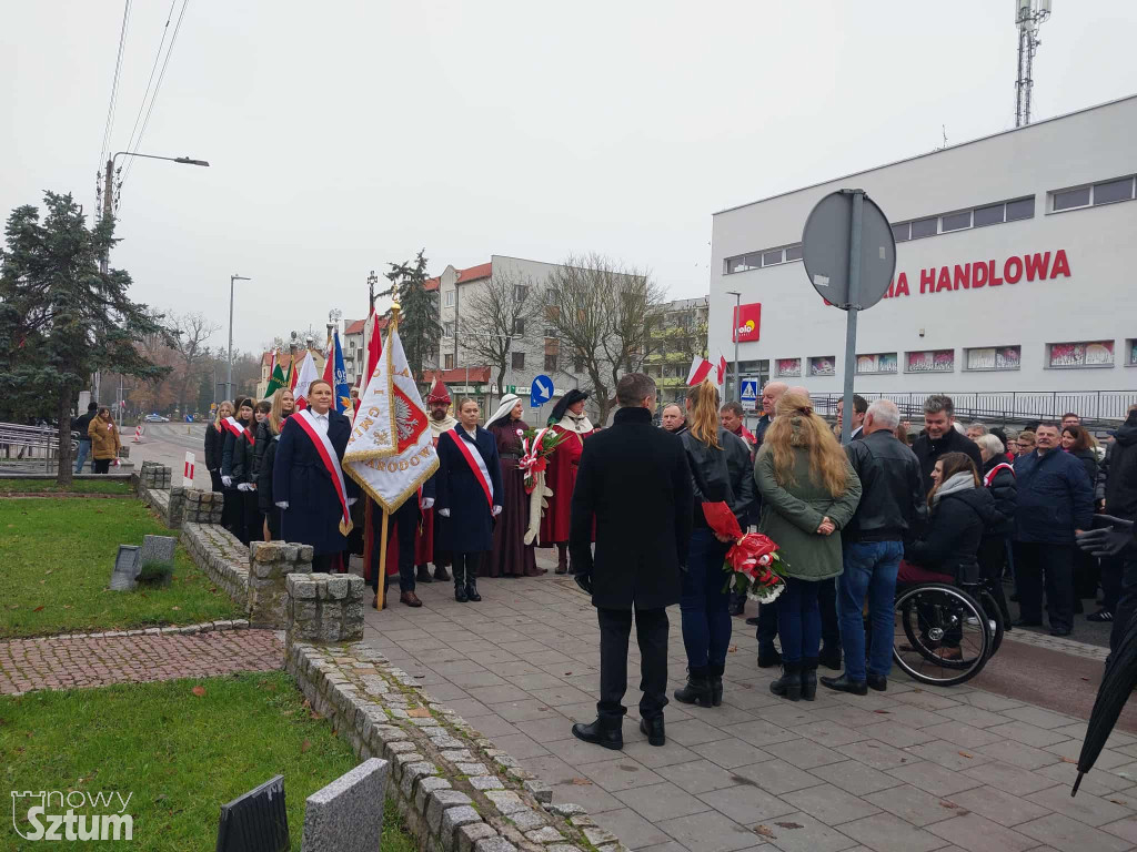 Sztum uczcił 107. rocznicę odzyskania przez Polskę niepodległości