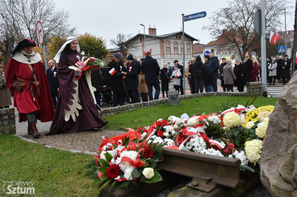 Sztum uczcił 107. rocznicę odzyskania przez Polskę niepodległości