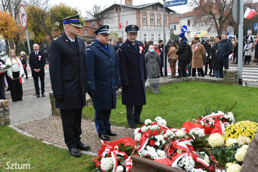 Sztum uczcił 107. rocznicę odzyskania przez Polskę niepodległości