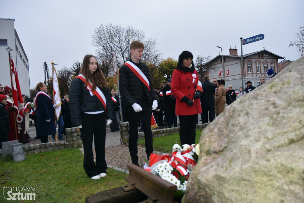 Sztum uczcił 107. rocznicę odzyskania przez Polskę niepodległości