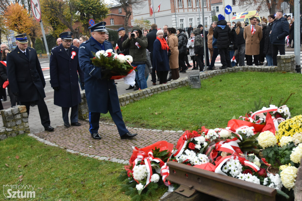 Sztum uczcił 107. rocznicę odzyskania przez Polskę niepodległości
