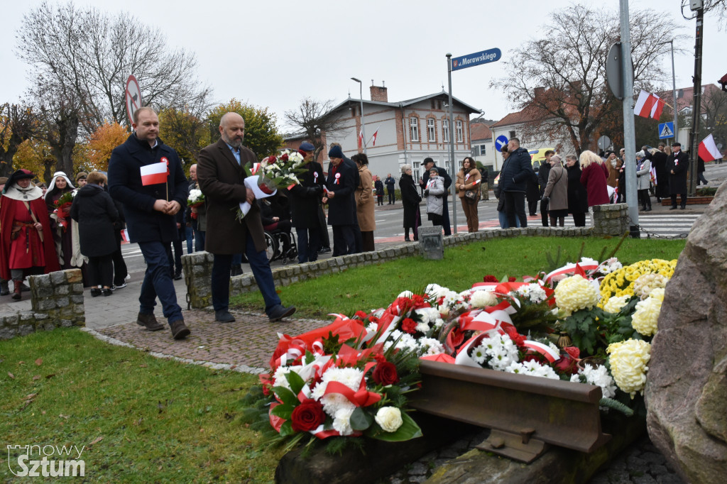 Sztum uczcił 107. rocznicę odzyskania przez Polskę niepodległości