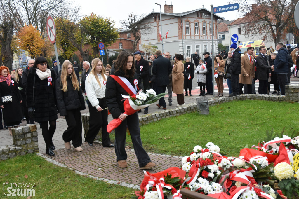 Sztum uczcił 107. rocznicę odzyskania przez Polskę niepodległości