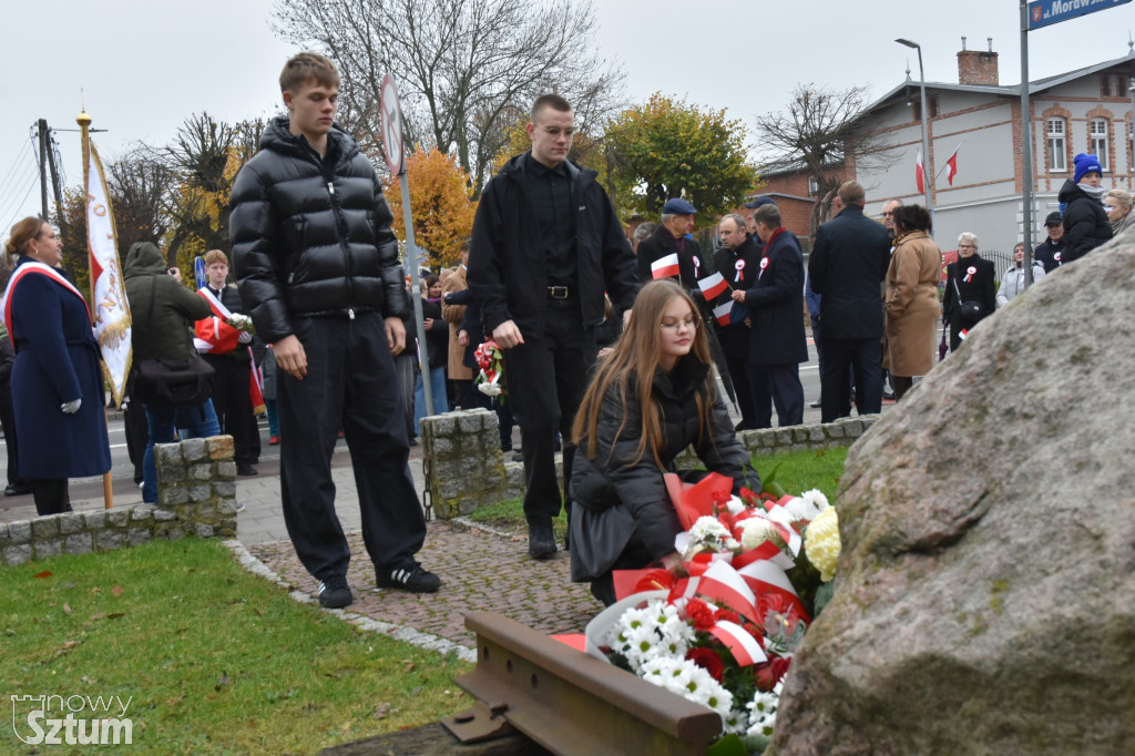 Sztum uczcił 107. rocznicę odzyskania przez Polskę niepodległości