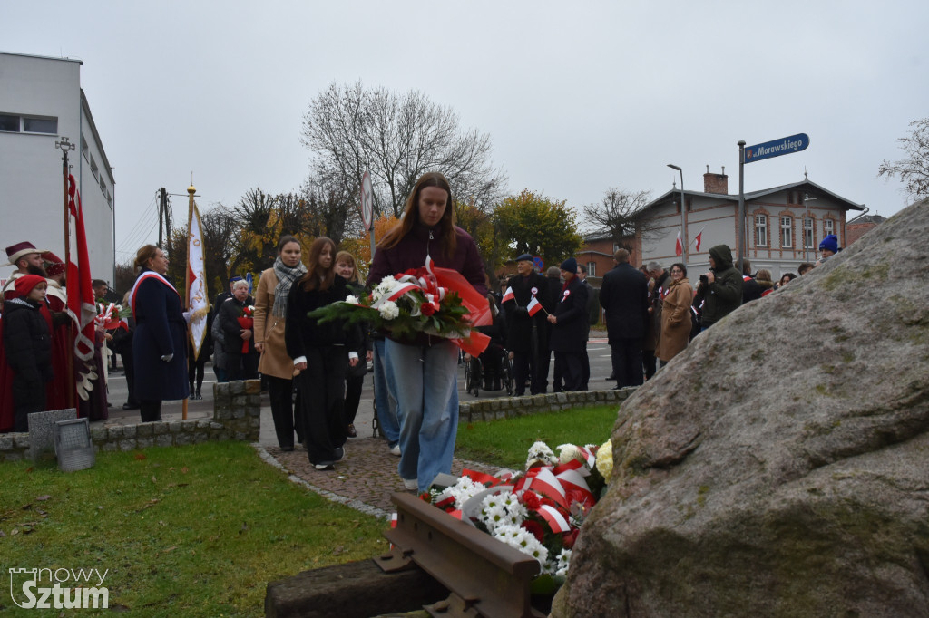 Sztum uczcił 107. rocznicę odzyskania przez Polskę niepodległości