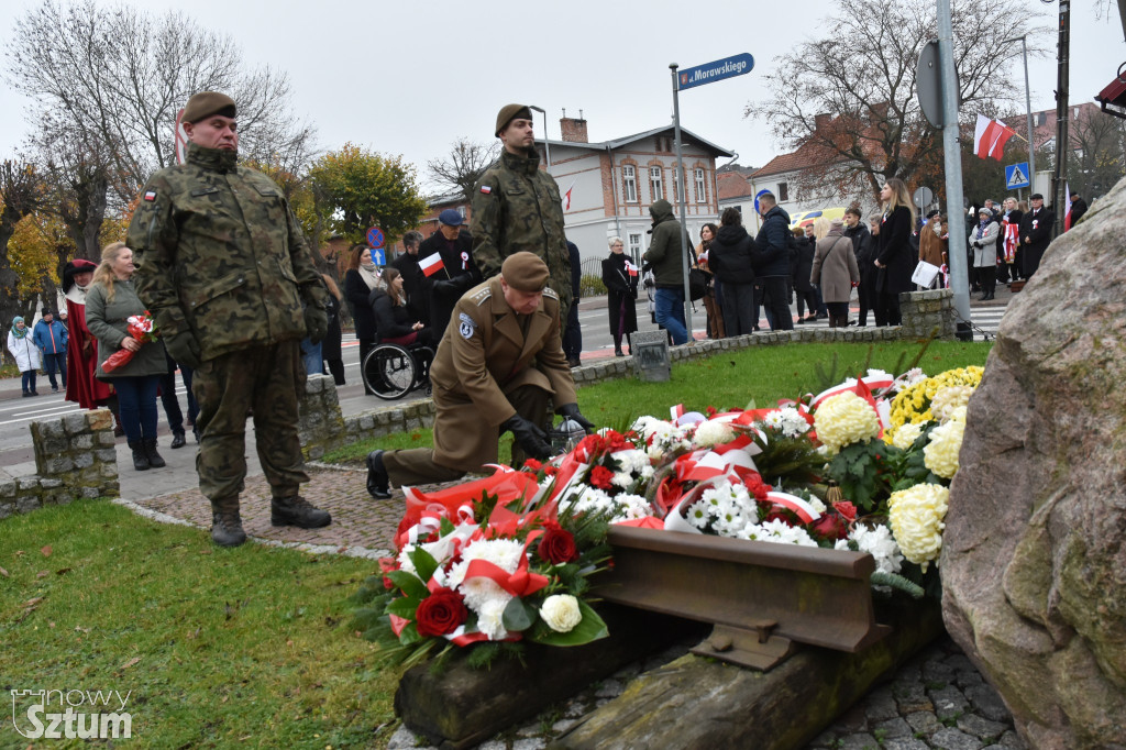 Sztum uczcił 107. rocznicę odzyskania przez Polskę niepodległości