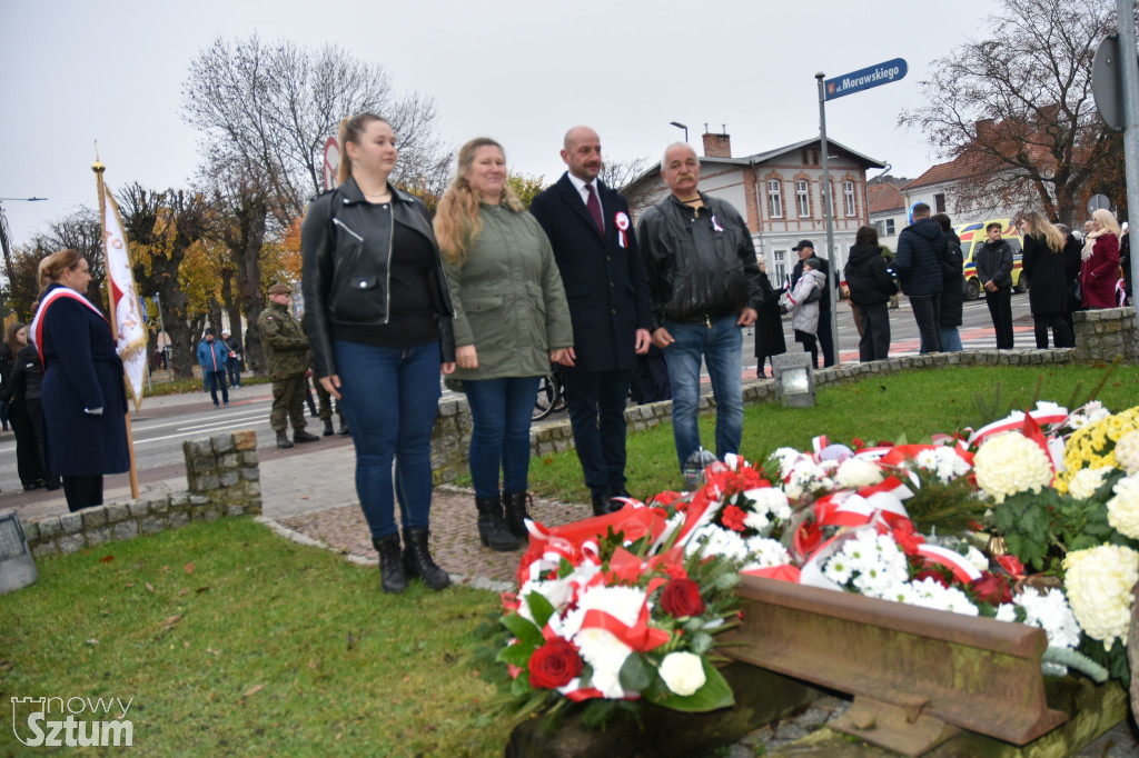 Sztum uczcił 107. rocznicę odzyskania przez Polskę niepodległości