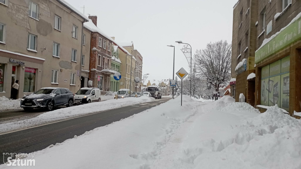 Sztum. Główna arteria miasta sparaliżowana