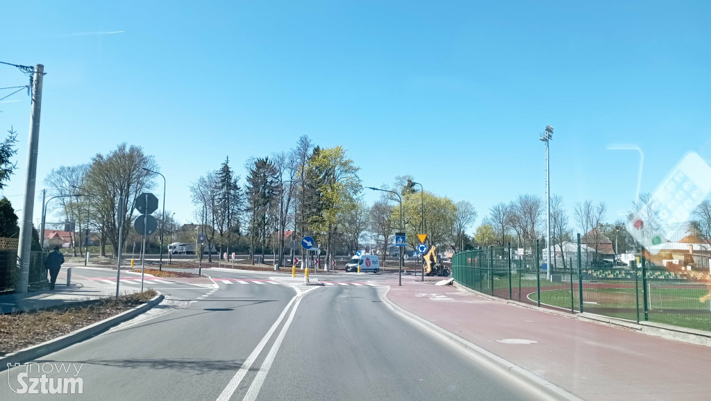 Sztum. Węzeł komunikacyjny gotowy do końca kwietnia. Finał inwestycji