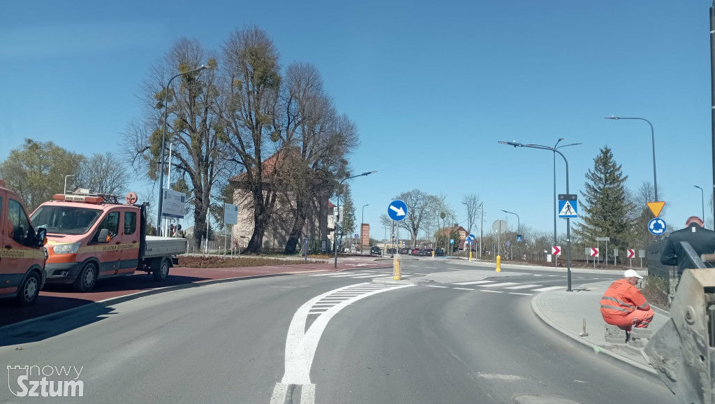 Sztum. Węzeł komunikacyjny gotowy do końca kwietnia. Finał inwestycji