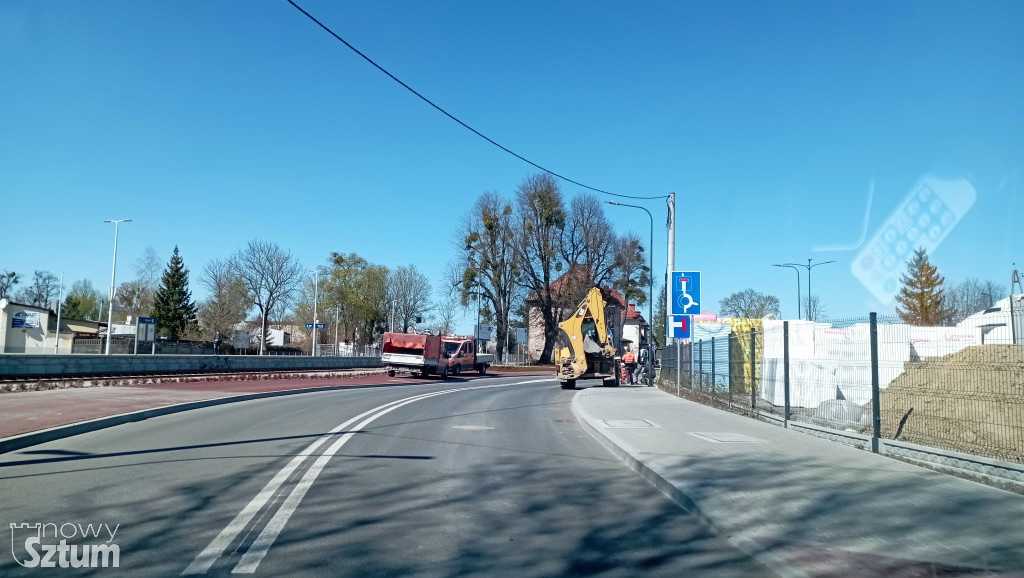 Sztum. Węzeł komunikacyjny gotowy do końca kwietnia. Finał inwestycji