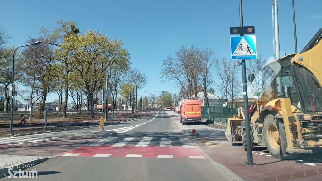 Sztum. Węzeł komunikacyjny gotowy do końca kwietnia. Finał inwestycji