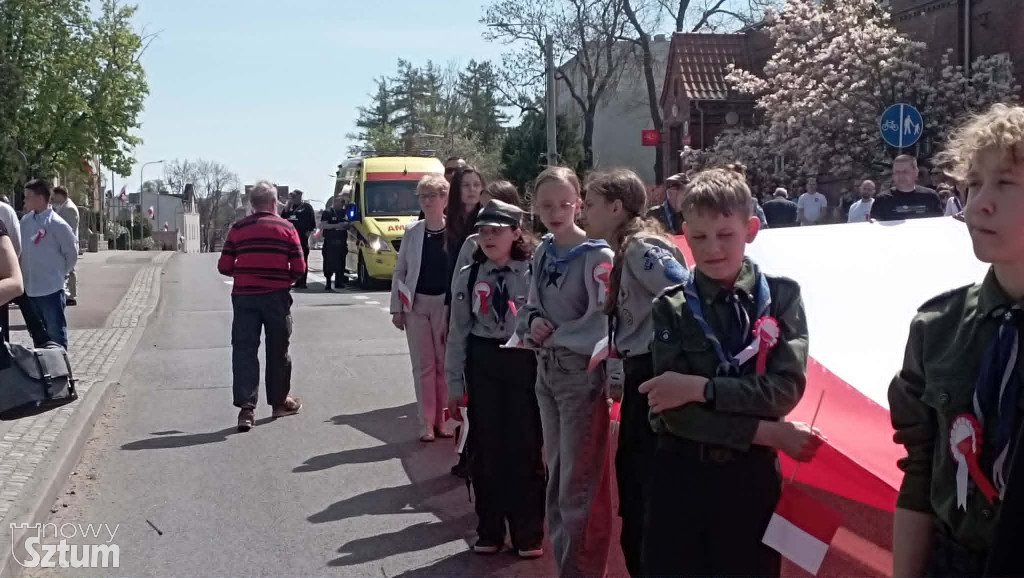 Sztum. Uroczyste obchody uchwalenia Konstytucji 3 Maja