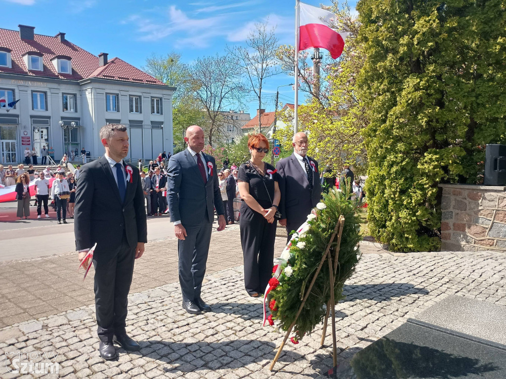 Sztum. Uroczyste obchody uchwalenia Konstytucji 3 Maja