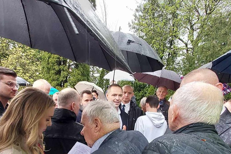 Karol Nawrocki odwiedził Sztum podczas kampanii prezydenckiej