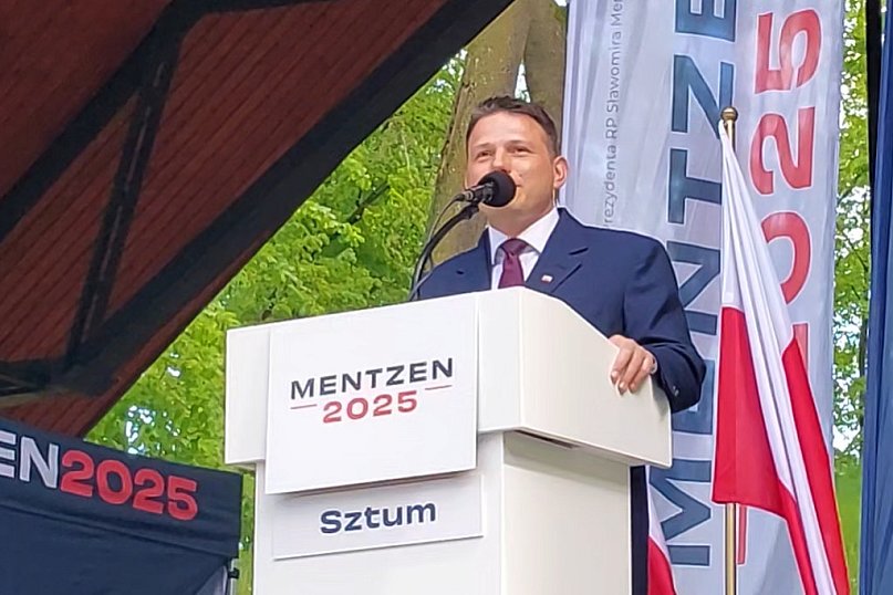 Sztum. Sławomir Mentzen spotkał się z mieszkańcami powiatu
