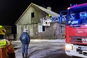 Tragiczny pożar w Starym Targu. Nie żyje 75-letni mężczyzna