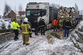 Wypadek na DW 519 w miejscowości Folwark