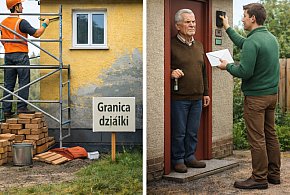 Remont przy granicy działki? Nowe przepisy porządkują zasady wejścia na teren sąsi