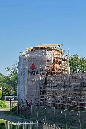 Sztum. Wieża zamkowa nabiera nowego wyglądu-3054