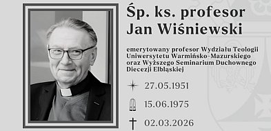 Odszedł ks. profesor Jan Wiśniewski