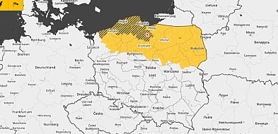 Ostrzeżenie I stopnia przed zjawiskami pogodowymi
