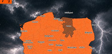 Ostrzeżenie IMGW przed burzami