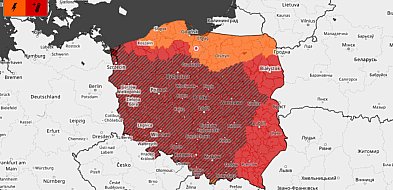 Ostrzeżenie IMGW II stopnia - wysokie temperatury i możliwe burze