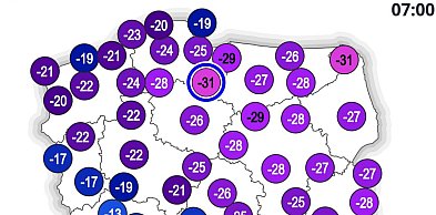 Kwidzyn ponownie został polskim biegunem zimna
