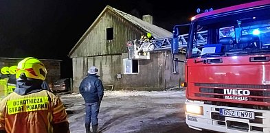 Tragiczny pożar w Starym Targu. Nie żyje 75-letni mężczyzna