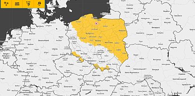 Ostrzeżenie meteorologiczne - deszcz i mróz -będzie bardzo ślisko