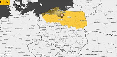 Ostrzeżenie I stopnia przed zjawiskami pogodowymi