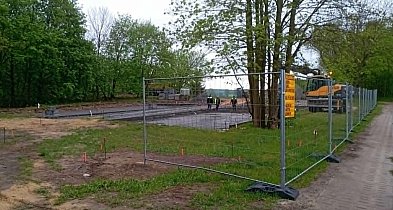W sztumskim parku powstaje punkt serwisowy dla kamperów