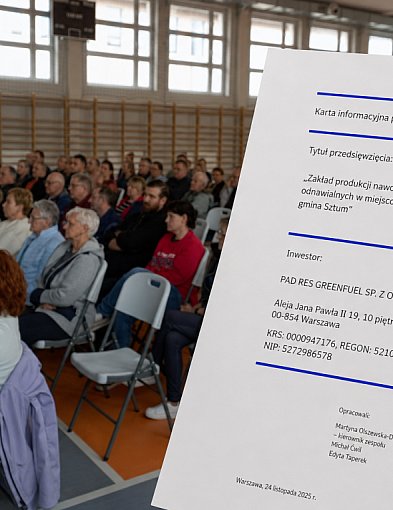 Sztum. Co innego na spotkaniu, co innego w dokumentach