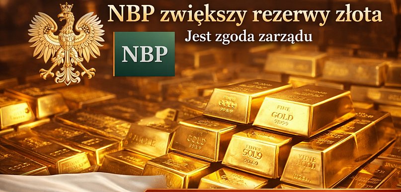 NBP zwiększy rezerwy złota. Jest zgoda zarządu