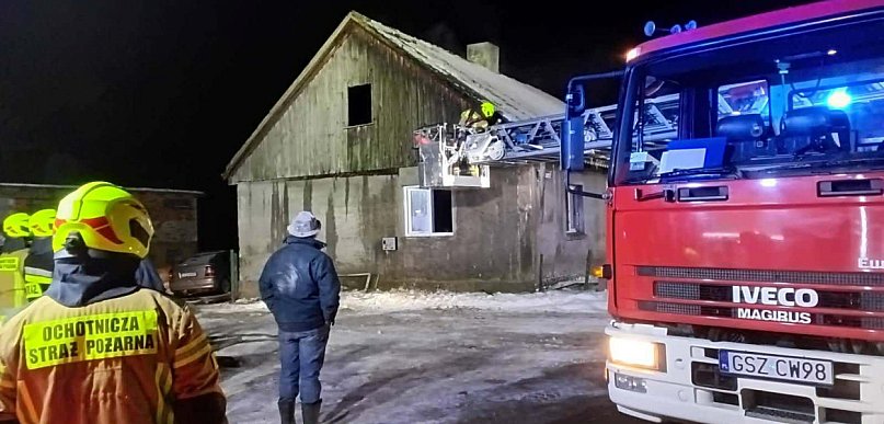 Tragiczny pożar w Starym Targu. Nie żyje 75-letni mężczyzna
