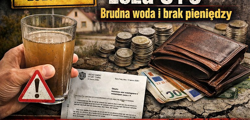 Inwestycja „w toku”, pieniędzy brak. A mieszkańcy nadal z wodą niespełniającą norm