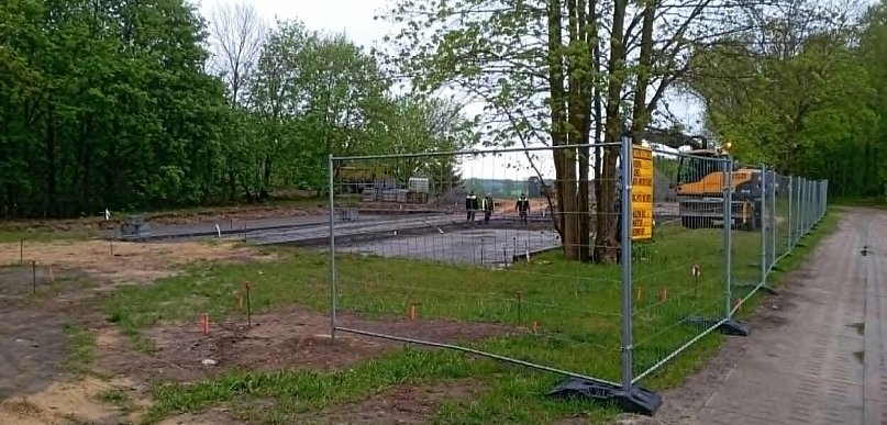 W sztumskim parku powstaje punkt serwisowy dla kamperów