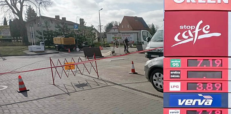 Sztum. Stacja Orlen częściowo zamknięta. Problem? Brak alternatywy