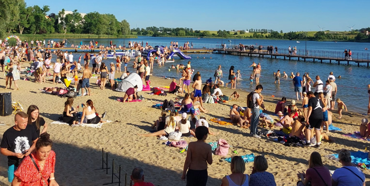 Sztum. Plaża miejska otwarta