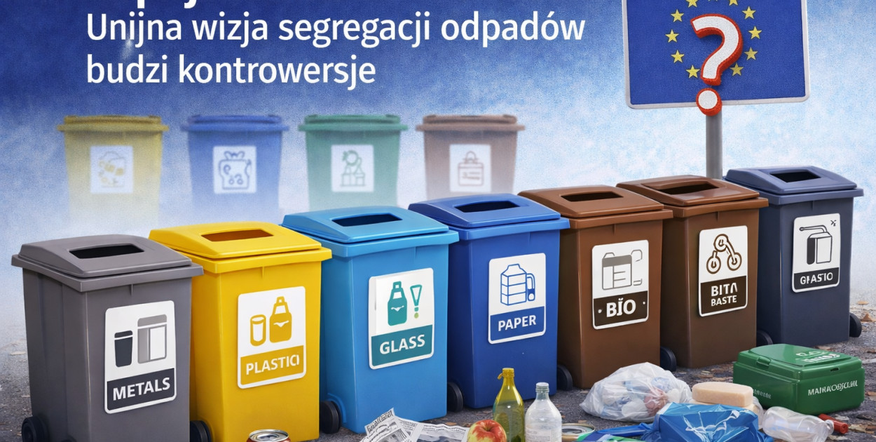 Unia Europejska chce 11 pojemników na odpady. Ekologia czy absurd?