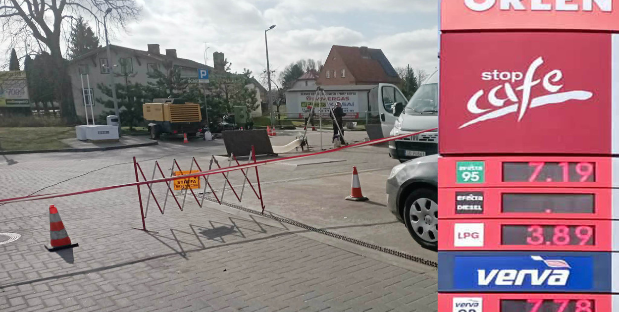 Sztum. Stacja Orlen częściowo zamknięta. Problem? Brak alternatywy