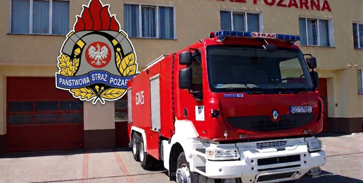 Sztum. Pożar domu w Uśnicach. Poszkodowanych jest 7 osób, w tym dzieci