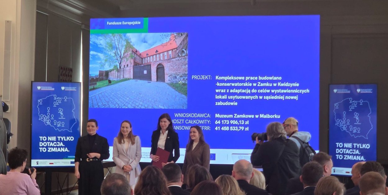 Ponad 41 mln zł dla Zamku w Kwidzynie. Duża inwestycja w dziedzictwo regionu